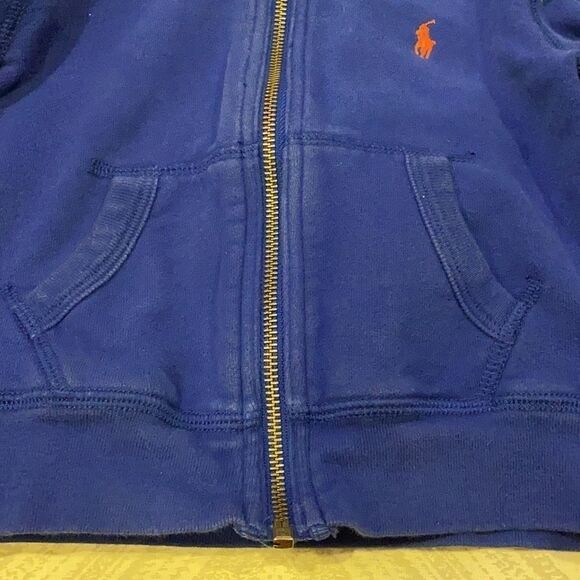 Polo by Ralph Lauren Royal Blue Zip-up Hoodie - Picture 3 of 6